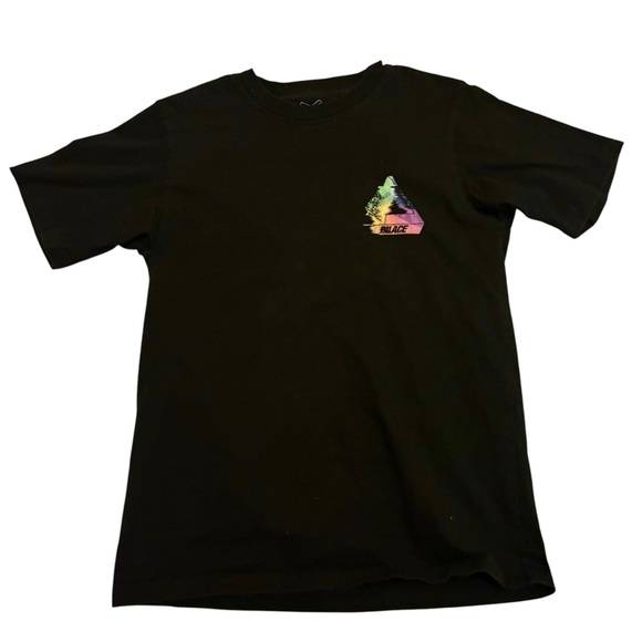 PALACE Black T-Shirt with Rainbow Logo ✨bundle for $9 - Picture 4 of 9